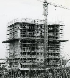 Lauenburg, Hochhaus Alte Wache 1 im Bau