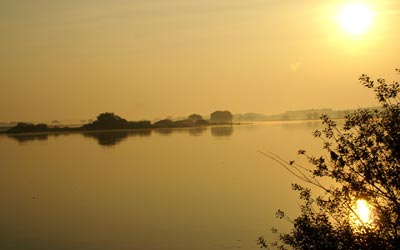 Elbe bei Hohnstorf, Morgenstimmung