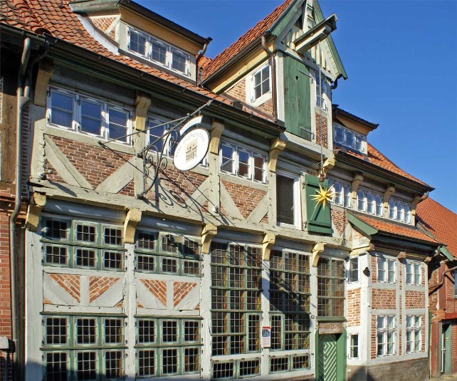 Lauenburg, Fachwerkhaus Elbstraße 105, Brau- und Brennhaus