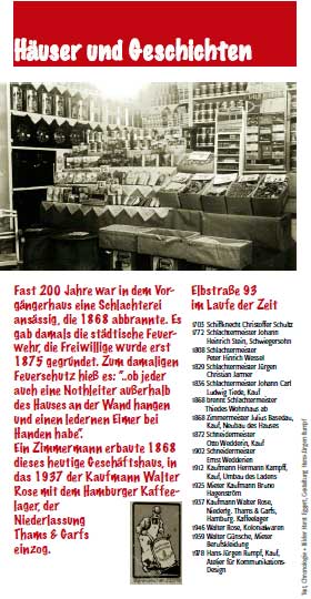 Haustafel für Elbstraße 93